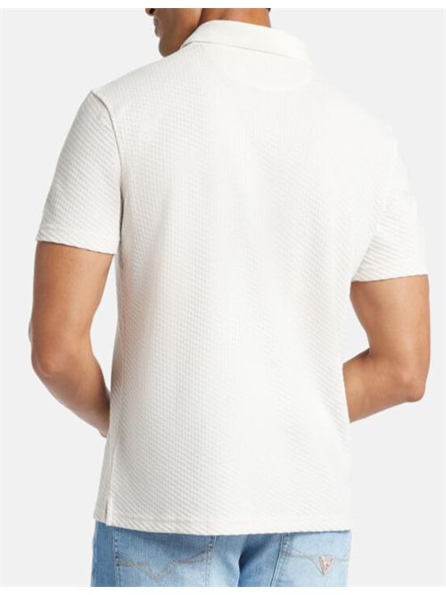 Polo da uomo beige GUESS | M5RP01KCLQ2/G9L9